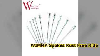 Set Jari-jari Sepeda Motor WIMMA Perak Depan Belakang