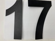 Aluminium Nomor Outdoor Wall Hanging Acrylic Channel Light Signage Board Toko Cina Custom