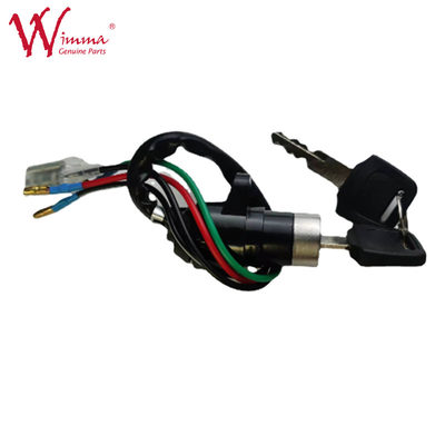 Motor Ignition Switch Assembly Untuk JH70 Tekan Button 4 Kawat Dengan 2 Kunci Kualitas Baik