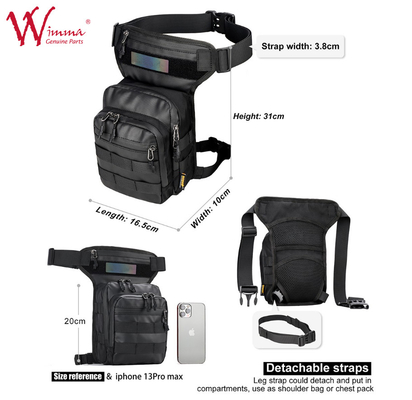 Tas Kaki Sepeda Motor Tas Bersepeda Motor Multifungsi 900D Polyester