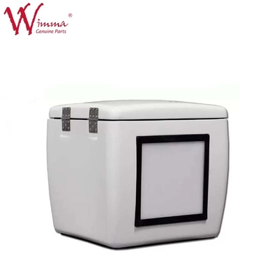 Fiberglass Delivery Box Jumbo Box Putih Dengan Lampu Led Performa Baik 85 L FRP 500mm*485mm*495mm