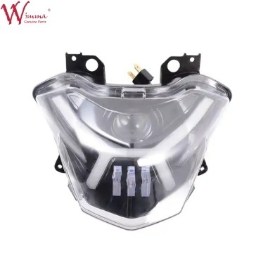 Lampu depan LED Hitam yang elegan untuk Kawasaki Z650 dan Versys X 300