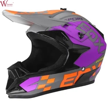 Motocross Sepeda Helm Sepeda Motor Helm Berturunan Sepeda Motor Bersepeda Motor Menunggang Untuk Pria Logo Custom DOT Sertifikasi