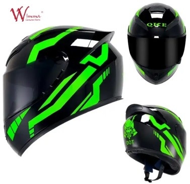 Helm Motor Full Face dengan Desain Aerodinamika dan Komunikasi Bluetooth Terintegrasi