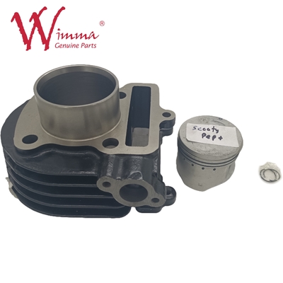 Motor Cylinder Kit Engine Block TVS SCCOTY PEP+ Aluminium Alloy Warna Hitam