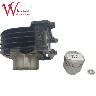 Motor Cylinder Kit Engine Block TVS SCCOTY PEP+ Aluminium Alloy Warna Hitam