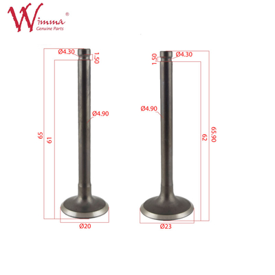 Input Exhaust Valve Untuk Motor Sepeda Motor Tiga Roda 110CC