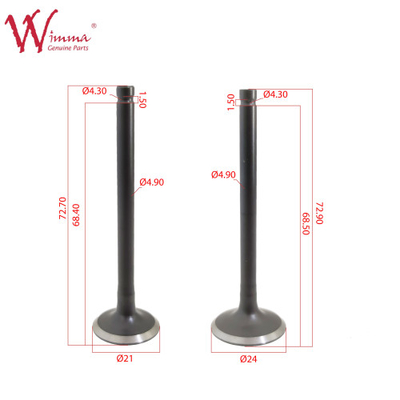Input Exhaust Valve Untuk Motor Sepeda Motor Tiga Roda GD115