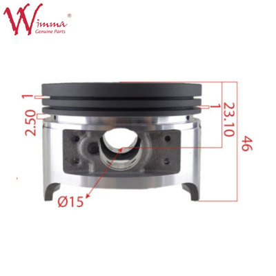Cylinder Block Cylinder Kit Mesin Sepeda Motor OEM Kualitas CG200 ISO9001 Persetujuan Grosir