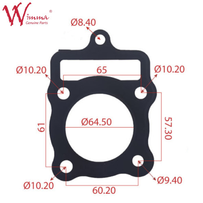 Cylinder Block Cylinder Kit Mesin Sepeda Motor OEM Kualitas CG200 ISO9001 Persetujuan Grosir