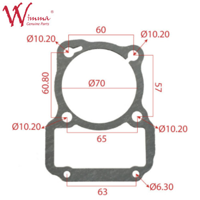 Cylinder Block Cylinder Kit Mesin Sepeda Motor OEM Kualitas CG200 ISO9001 Persetujuan Grosir