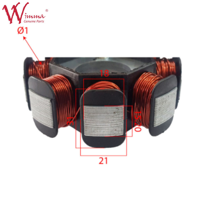 Sepeda motor Magneto Stator Coil Stator Comp suku cadang Aksesoris XY200GY6 Wimma Tembaga