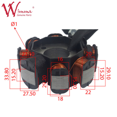 Magnetic Stator Coil Kompleks Bagian Listrik Sepeda Motor SKR200S Wimma Kualitas Tinggi
