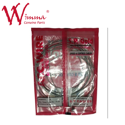 Kabel Speedometer Pulsar Clutch Wire Bajaj Pulsar dengan kekuatan tarik tinggi ISO9001 persetujuan