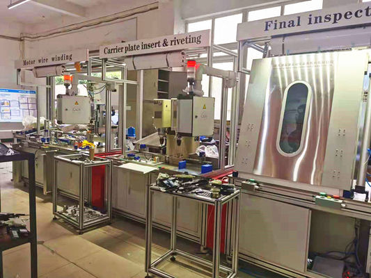 Jendela Regulator Produksi Line Regulator Mesin Produsen Cina JIG, ISO9001 Kaca