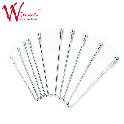 Sepeda Motor Spoke Set Dengan Puting A9G Depan Roda Belakang Spoke Perak WIMMA