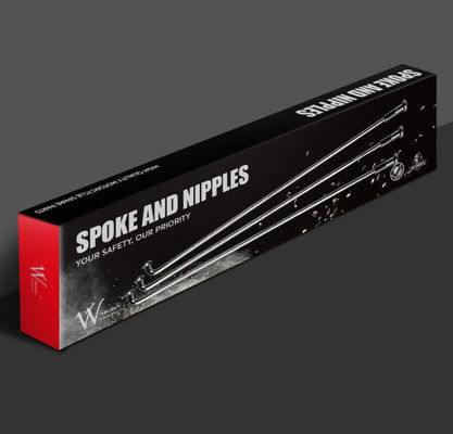 Sepeda Motor Spoke Set Dengan Puting A9G Depan Roda Belakang Spoke Perak WIMMA