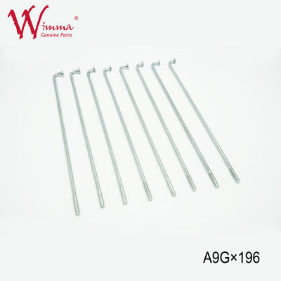 Sepeda Motor Spokes Set Dengan Puting Berkualitas Tinggi 9G ISO9001 Baja Tidak Berlemak