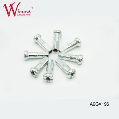 Sepeda Motor Spokes Set Dengan Puting Berkualitas Tinggi 9G ISO9001 Baja Tidak Berlemak
