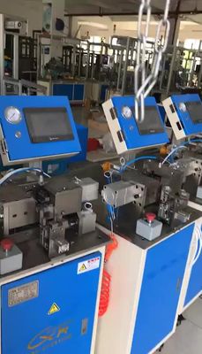 Kabel Cutting End Forming Machine, Mesin Kabel Otomatis 100 pcs / jam, Dia1-2.5mm