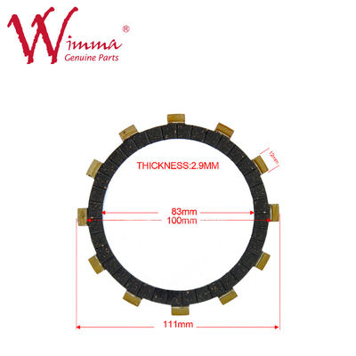 Clutch Disc Plate Clutch Pressure Plate Suzuki AX100 Mesin Sepeda Motor suku cadang Karet