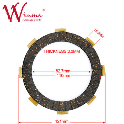 Clutch Disc CG300 Mesin Sepeda Tiga Bagian Cadang Kinerja Baik