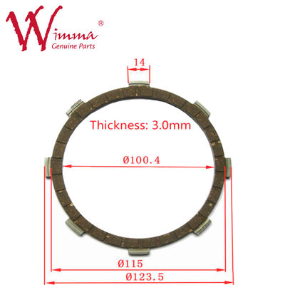 Clutch Plate Friction Disc Mesin Sepeda Motor suku cadang Jupiter Grosir Kelas A