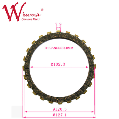 Karet Cork Clutch Plat Friction Plate Kualitas Tinggi 180 Hard Wear Pulsar Dengan Harga Kompetitif